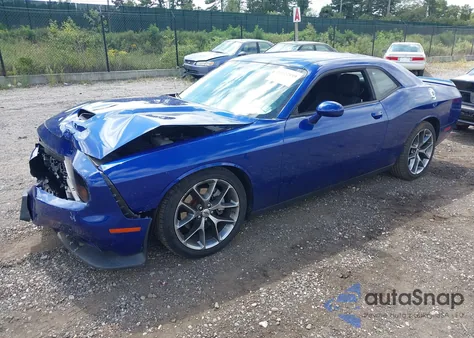2022 Dodge Challenger Gt из США, поврежденный, VIN 2C3CDZJG3NH211458